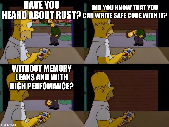 Les devs Rust en un mot